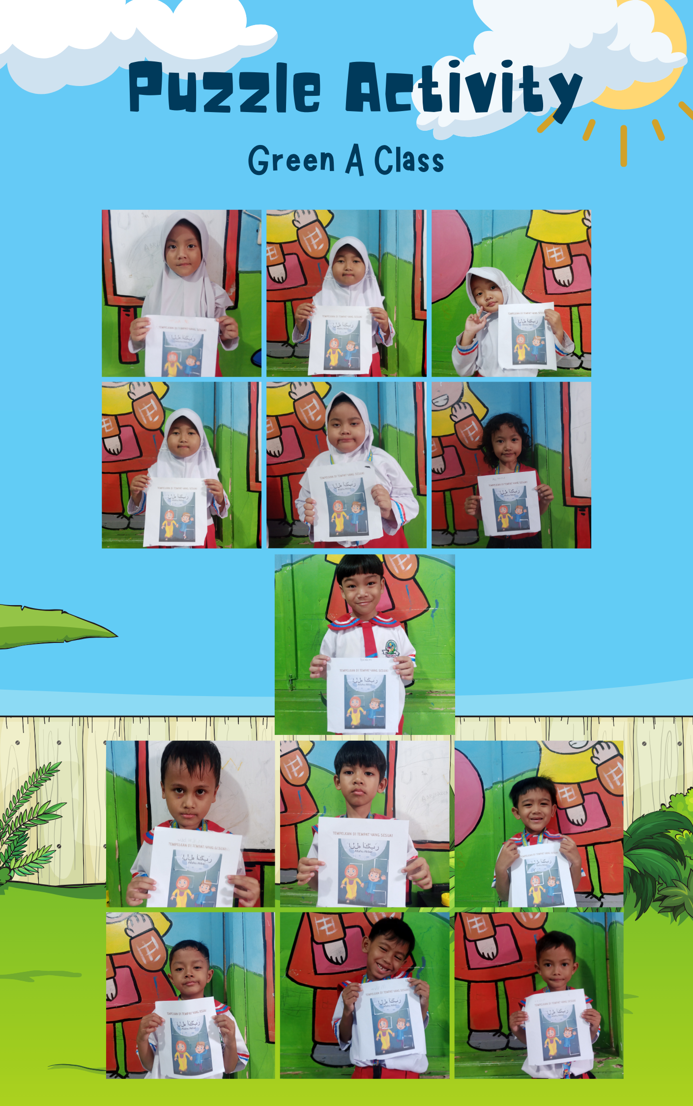 Green A Class "Puzzle Activity"